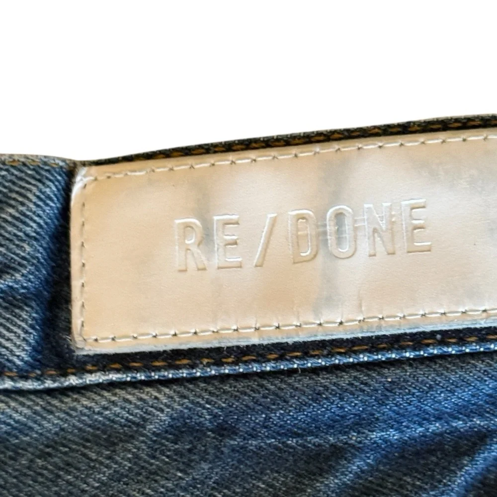 Re/Done 70S Stove Pipe Denim Age 20 Straight Blue Jeans Size 26